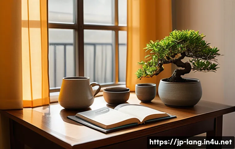 프랑스어와 독일어 병행 공부 전략 - A cozy study room scene featuring a Japanese learner sitting at a wooden desk with two open textbook...